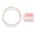 Beaded Blondes Tri Delta Sprinkle Bracelet Standard 6.75 inch