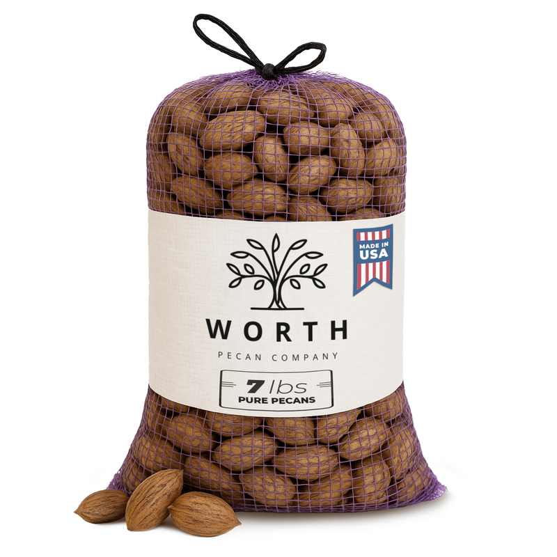 Worth Pecans In-Shell South Georgia Pecans - 7lb Bag