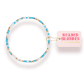 Beaded Blondes Zeta Tau Alpha Sprinkle Bracelet Standard 6.75 inch