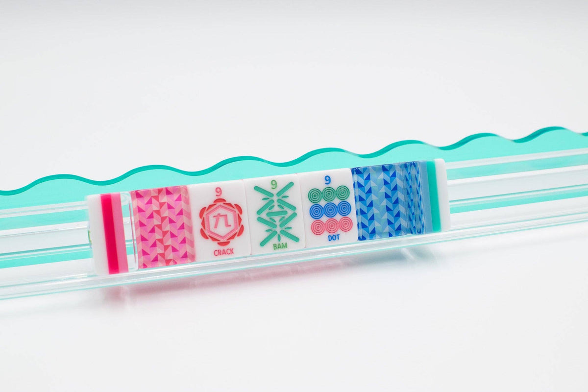 My Fair Mahjong Crystal Prism Blue Mahjong Tile Set
