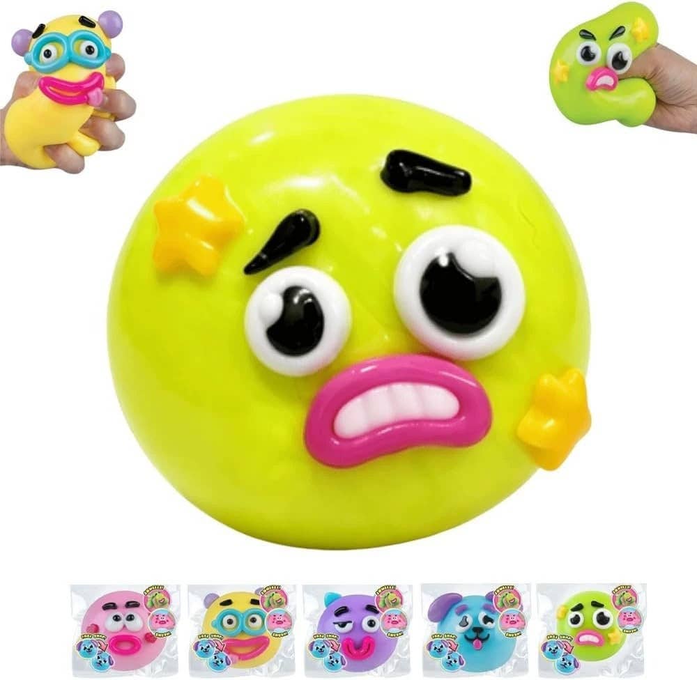 Squishy Faces Emoji-Style Stress Ball