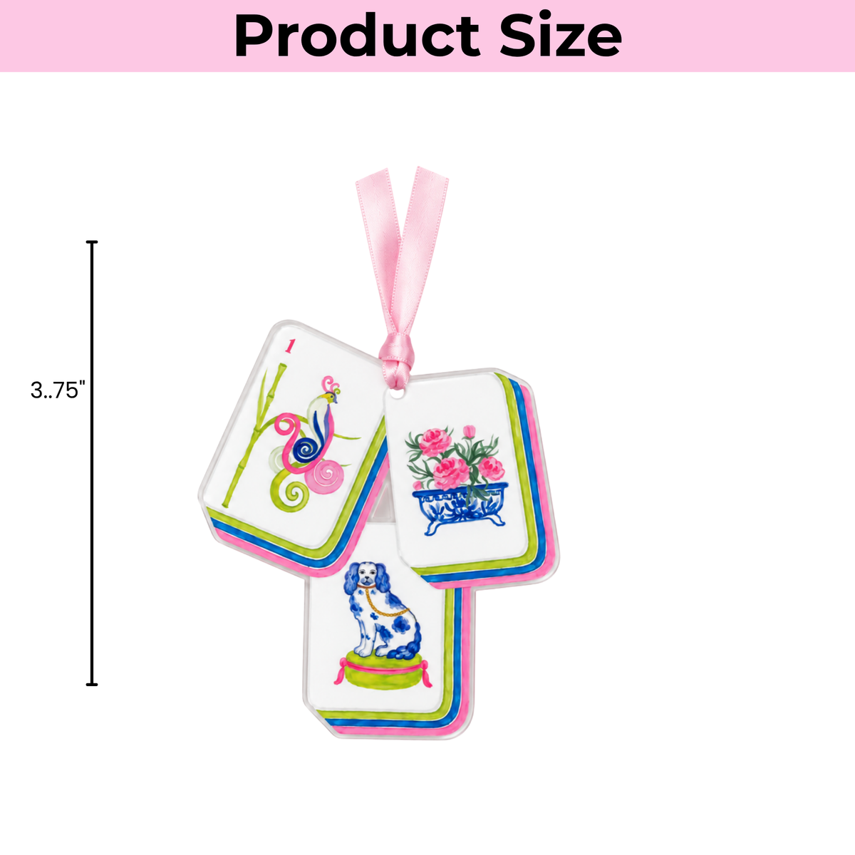Aspen Lane Mahjong Tile Ornament