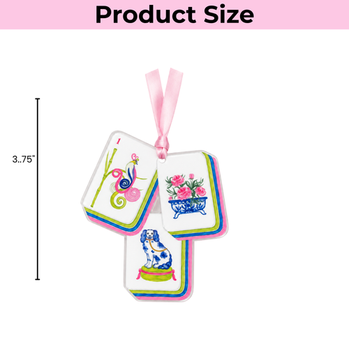 Aspen Lane Mahjong Tile Ornament