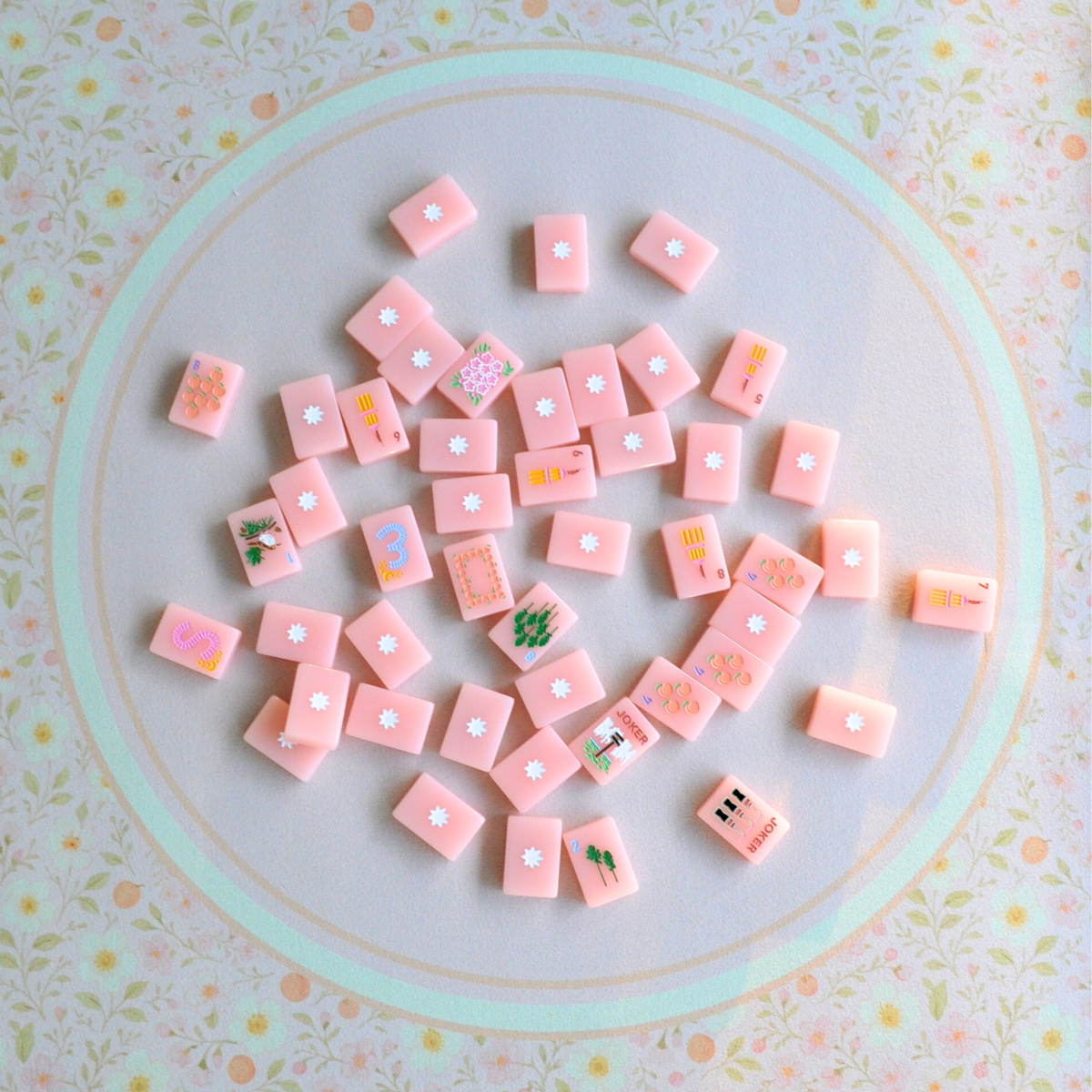 Middle & Main Peaches ‘n Cream Mahjong Mat