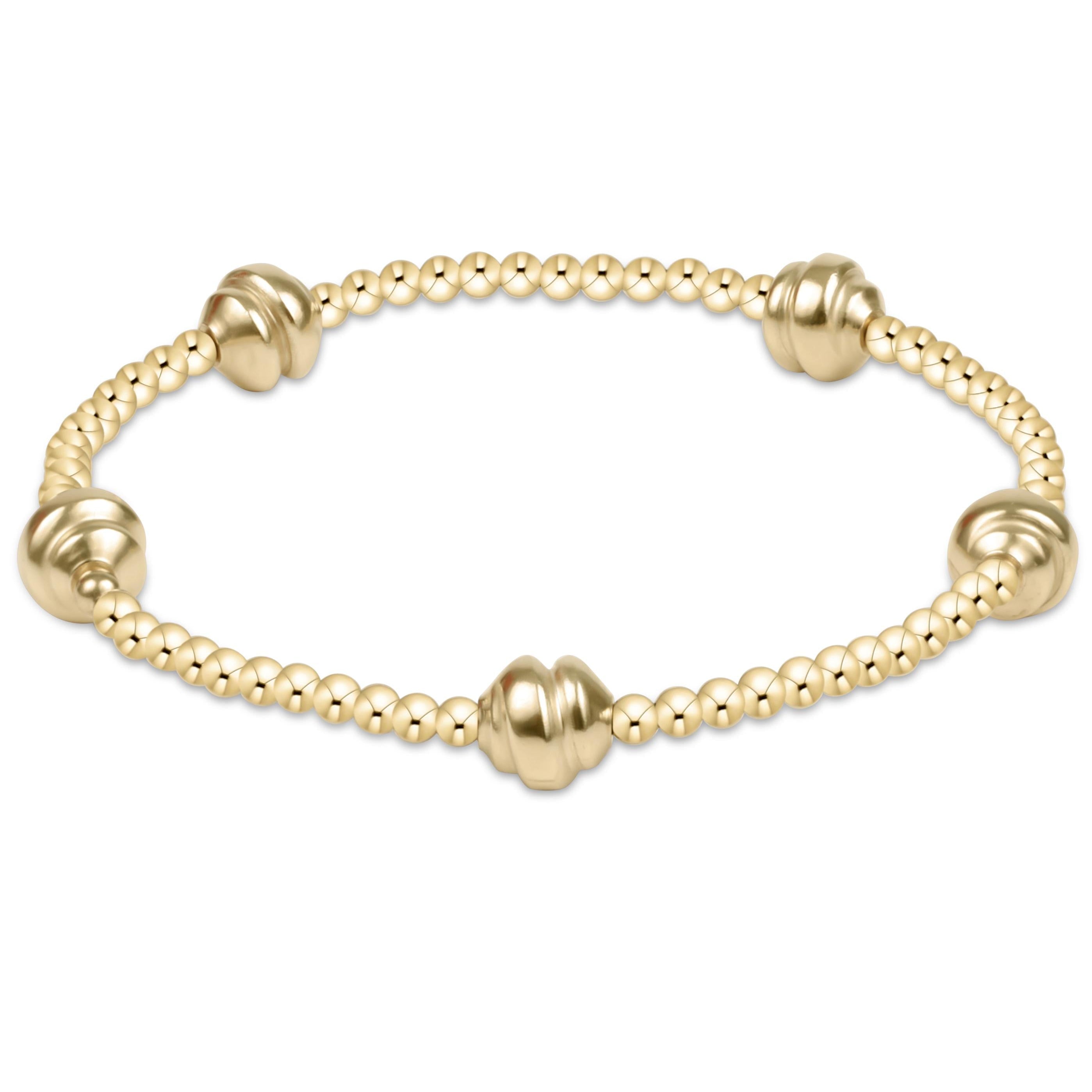 enewton Admire Small Gold 2.5mm Bead Bracelet - Gold