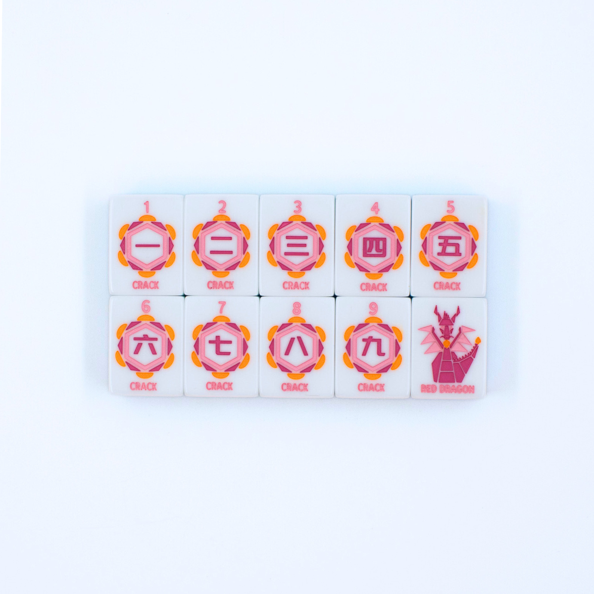 My Fair Mahjong Crystal Prism Blue Mahjong Tile Set