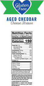 Mama Geraldine's 4.5oz Certified Gluten Free Aged Cheddar Cheese Straws