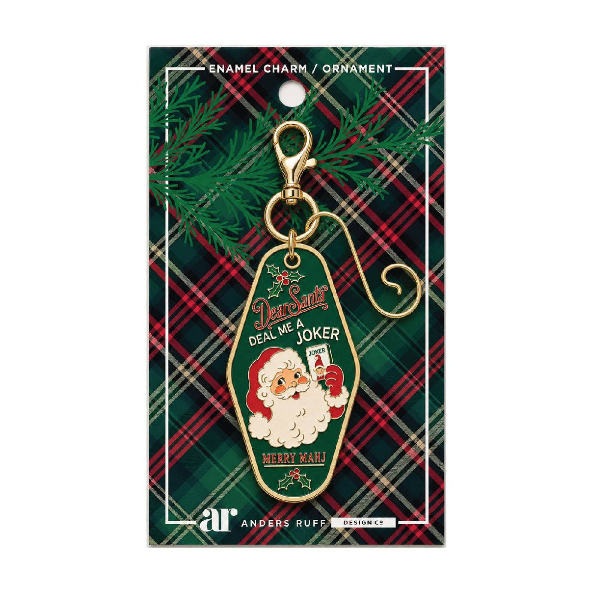 Anders Ruff Design Co. Dear Santa Keychain Charm