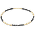 enewton Blissful Pattern 2mm Bead Bracelet - Silver Faceted Hematite