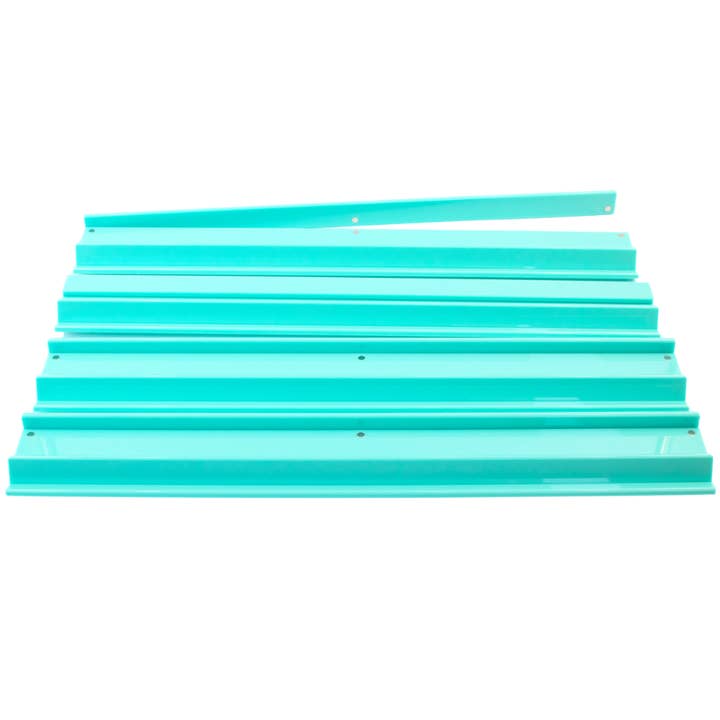 My Fair Mahjong Premium Acrylic Racks - 4 Racks & 4 Pushers