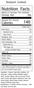 Poppy Popcorn - Backyard Cookout 6.5oz