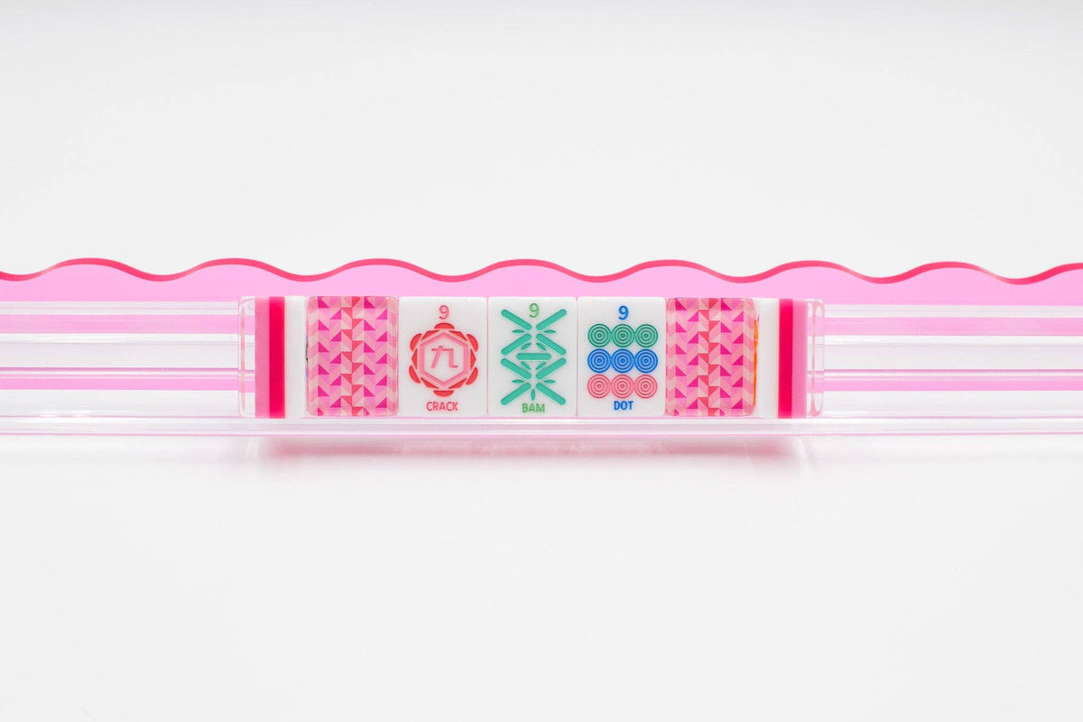 My Fair Mahjong Crystal Prism Pink Mahjong Tiles