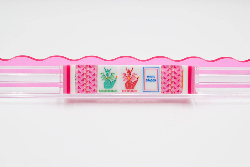 My Fair Mahjong Crystal Prism Pink Mahjong Tiles