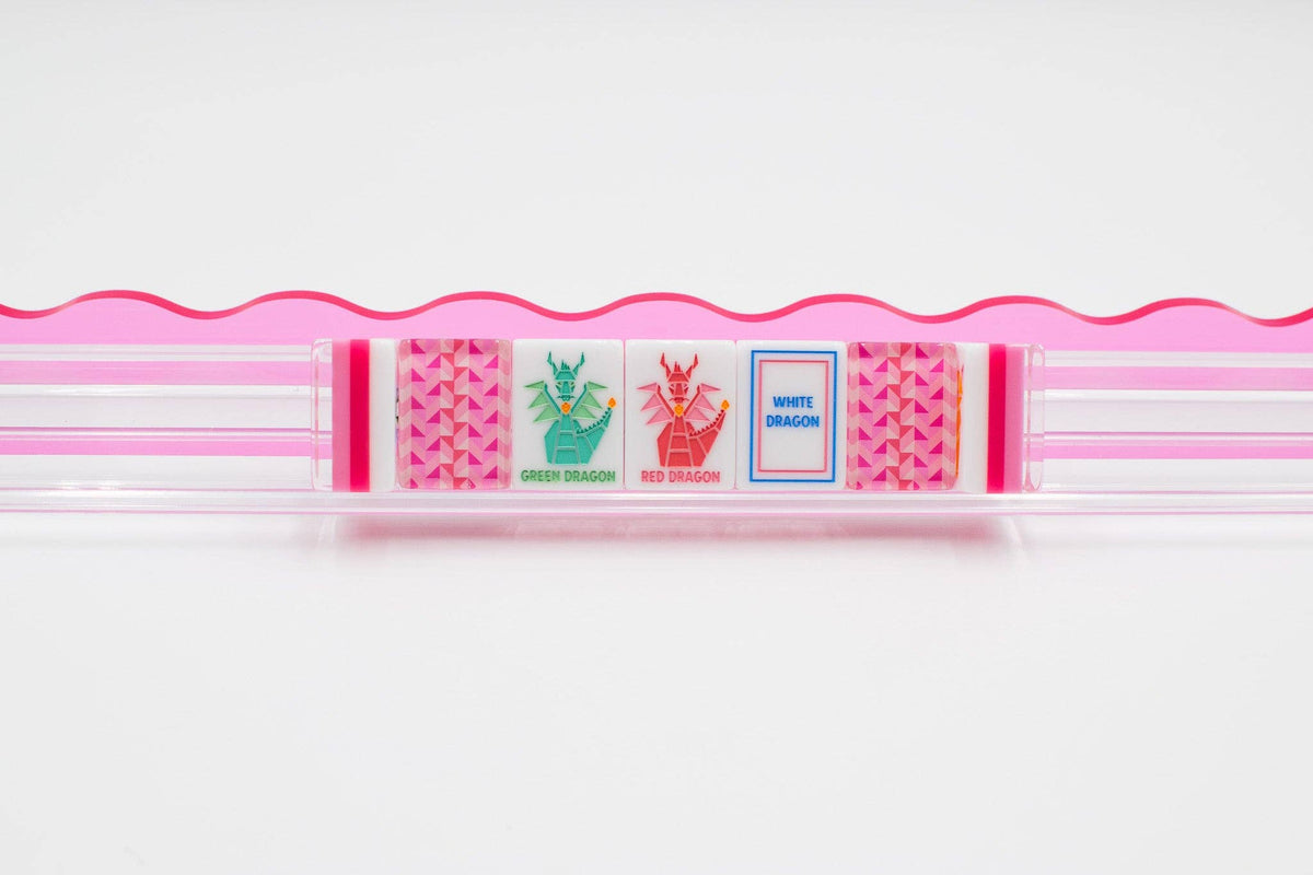 My Fair Mahjong Crystal Prism Pink Mahjong Tiles