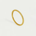 Colette Pave Bangle Bracelet - Gold - White Topaz