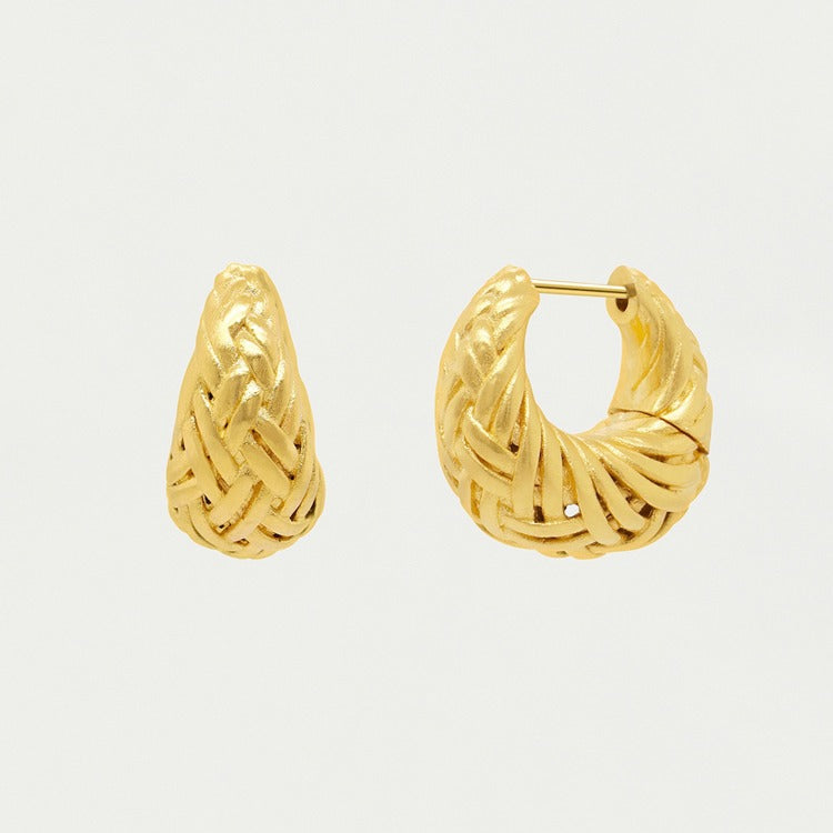 CINTA HUGGIE HOOPS - Gold