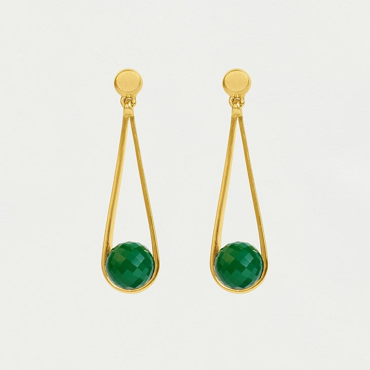 MINI IPANEMA - GOLD/GREEN ONYX