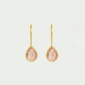 TEARDROP EARRINGS - GOLD - MORGANITE