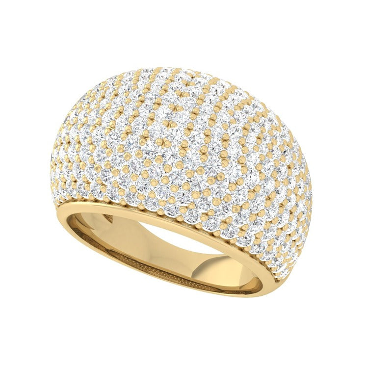 Margaux PavÃ© Ring - Gold - White Topaz - Size 7