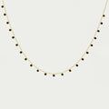 ORSAY CHARM NECKLACE - Gold - Black Onyx