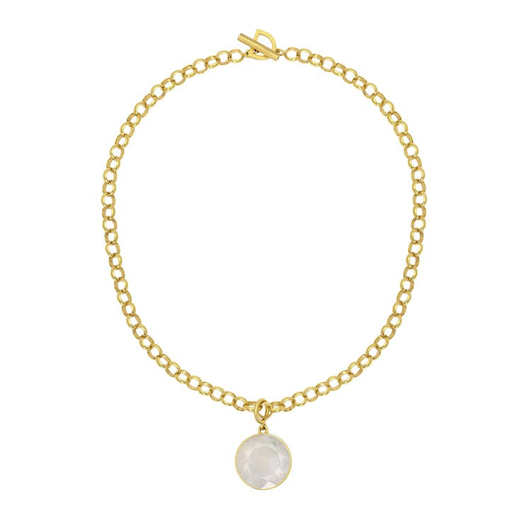 SIGNATURE COLLAR - Gold/Moonstone