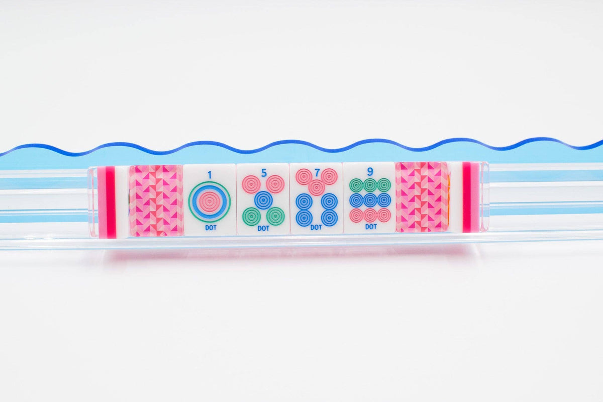 My Fair Mahjong Crystal Prism Pink Mahjong Tiles