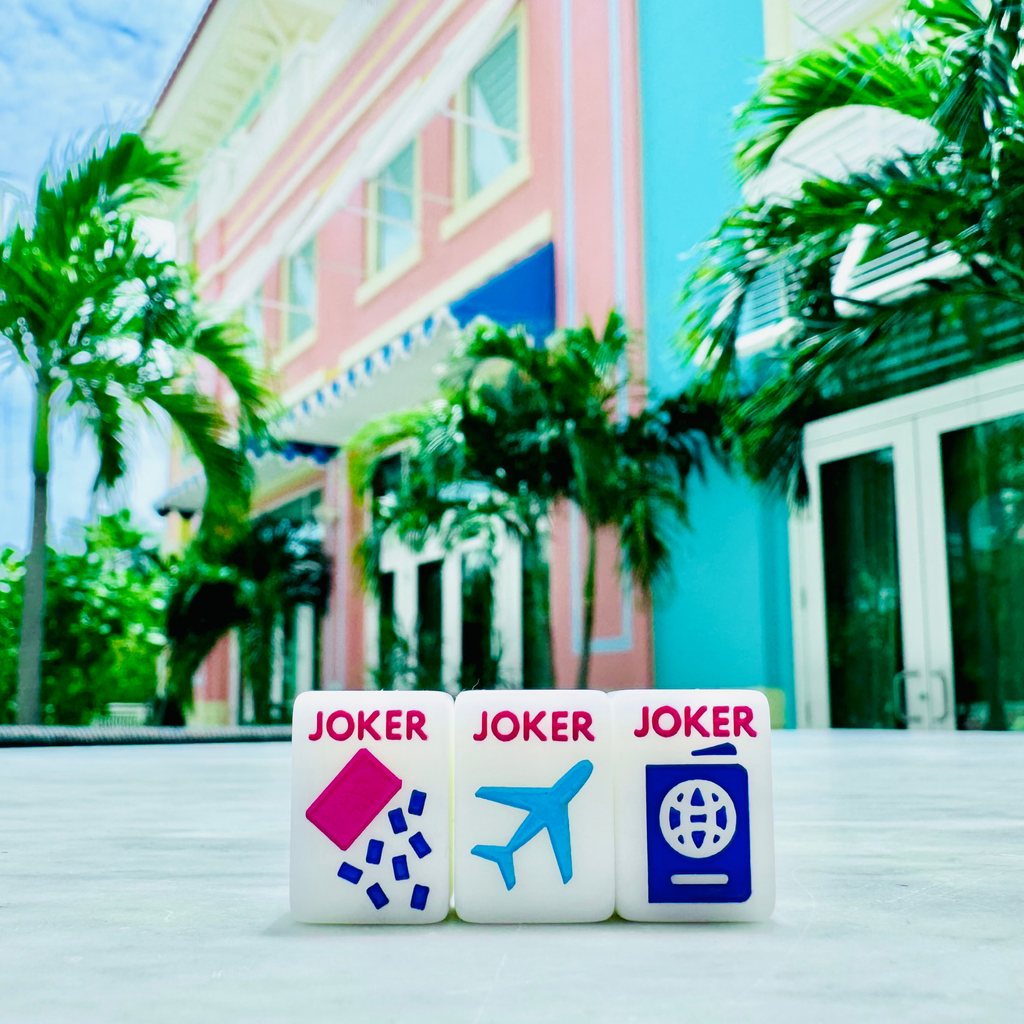 My Fair Mahjong Mini Travel Set in White
