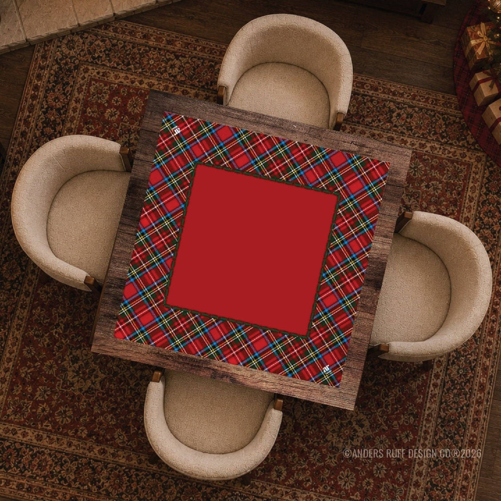 Anders Ruff Design Co. Tartan Tidings Mahjong Mat