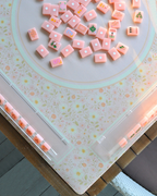 Middle & Main Peaches ‘n Cream Mahjong Mat
