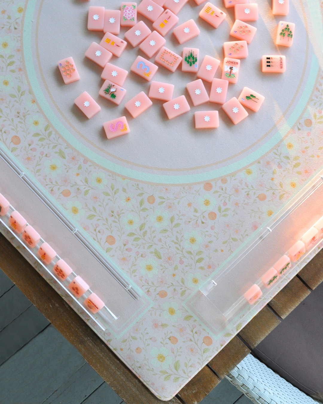 Middle & Main Peaches ‘n Cream Mahjong Mat