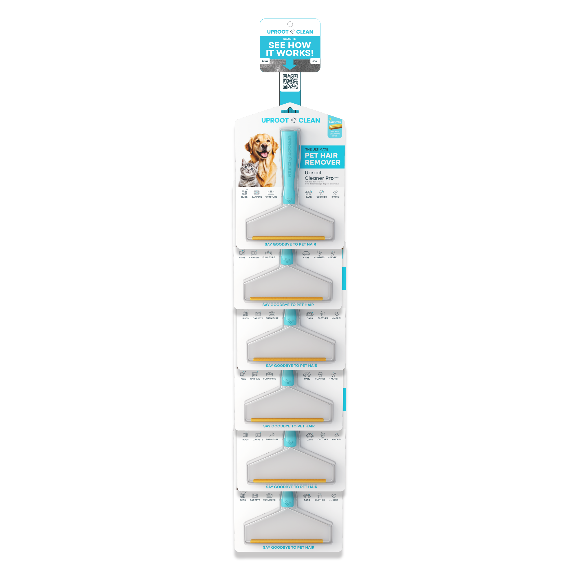 Uproot Cleaner Pro Pet Hair Cleaning Tool