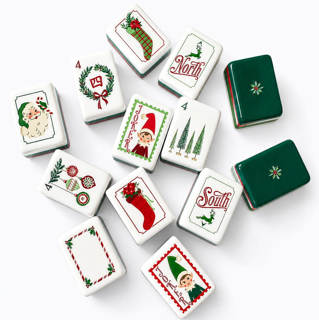 Anders Ruff Design Co. Dear Santa Mahjong Tile Set