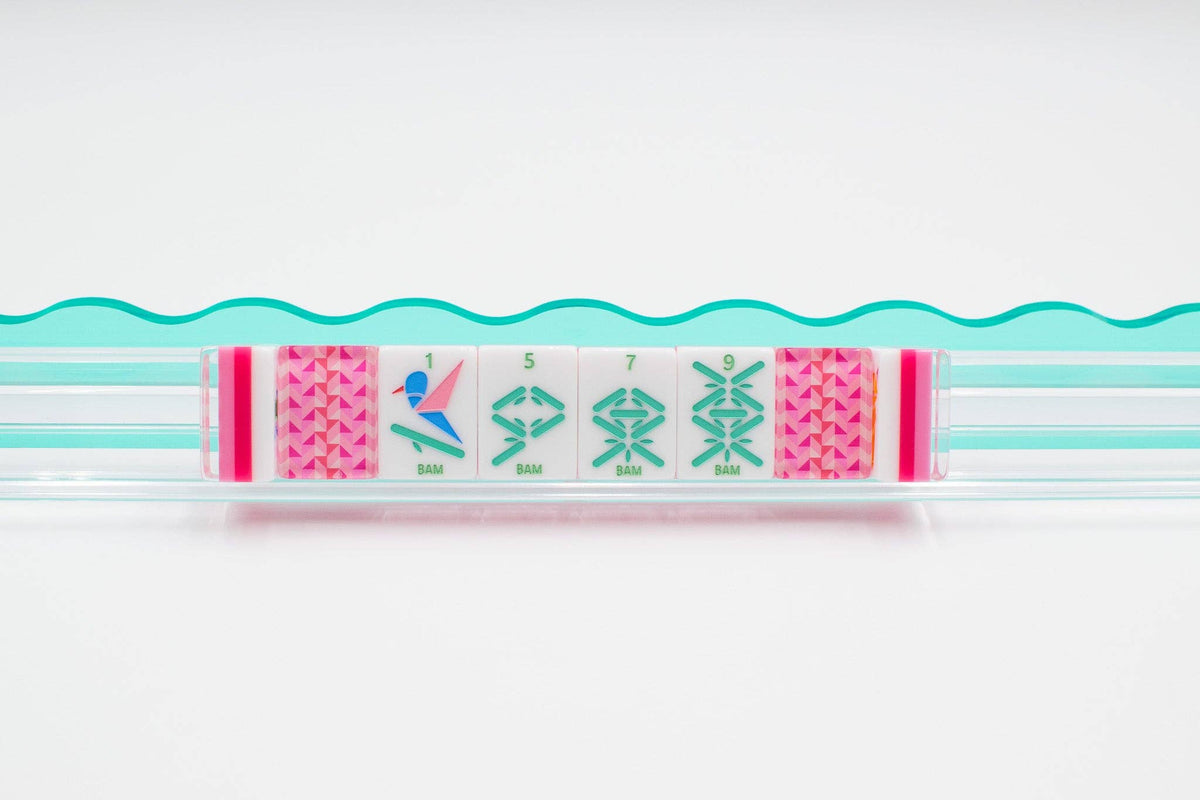 My Fair Mahjong Crystal Prism Pink Mahjong Tiles