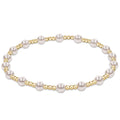 enewton egirl Classic Sincerity Pattern 4mm Bead Bracelet- Pearl
