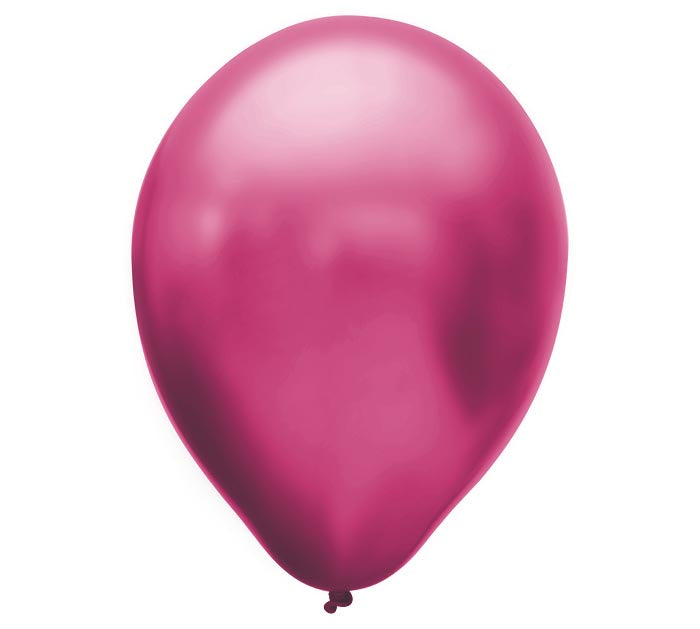 Inflated 12" Latex Balloon
