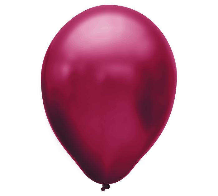 Inflated 12" Latex Balloon