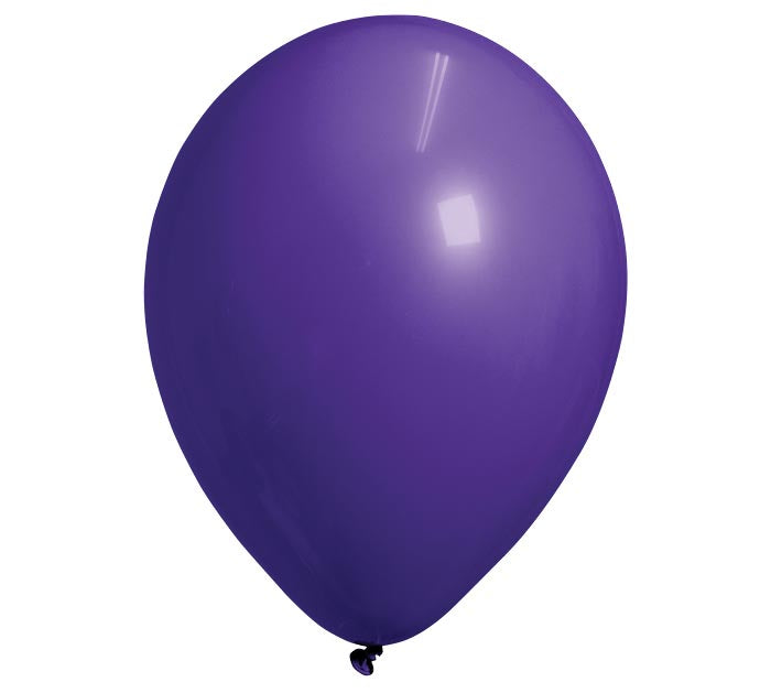 Inflated 12" Latex Balloon