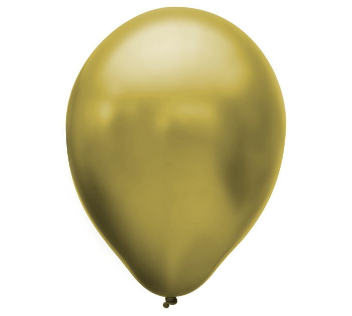 Inflated 12" Latex Balloon