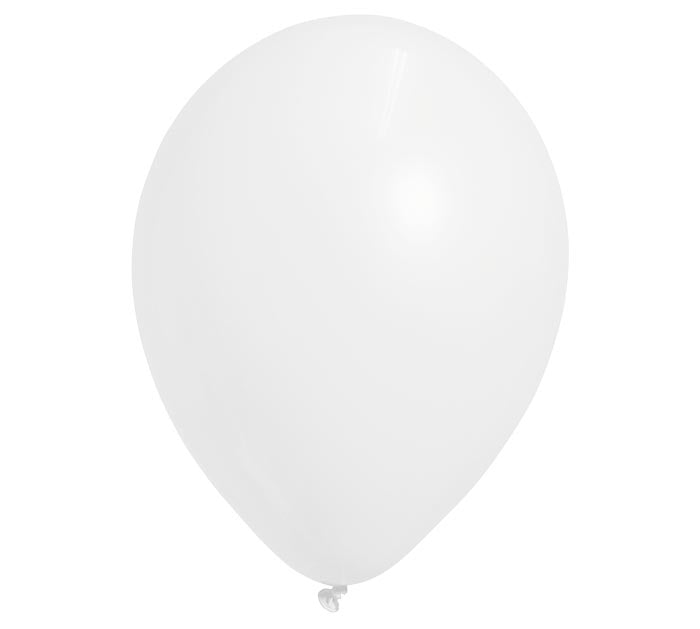 Inflated 12" Latex Balloon