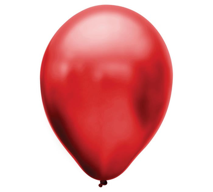 Inflated 12" Latex Balloon