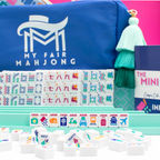 My Fair Mahjong Mini Travel Set in White