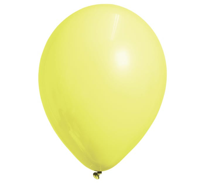 Inflated 12" Latex Balloon