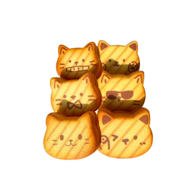 Cat Bread Squishy-Rebound Stress Toy