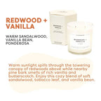 Calyan Redwood + Vanilla - Glass Tumbler Soy Candle