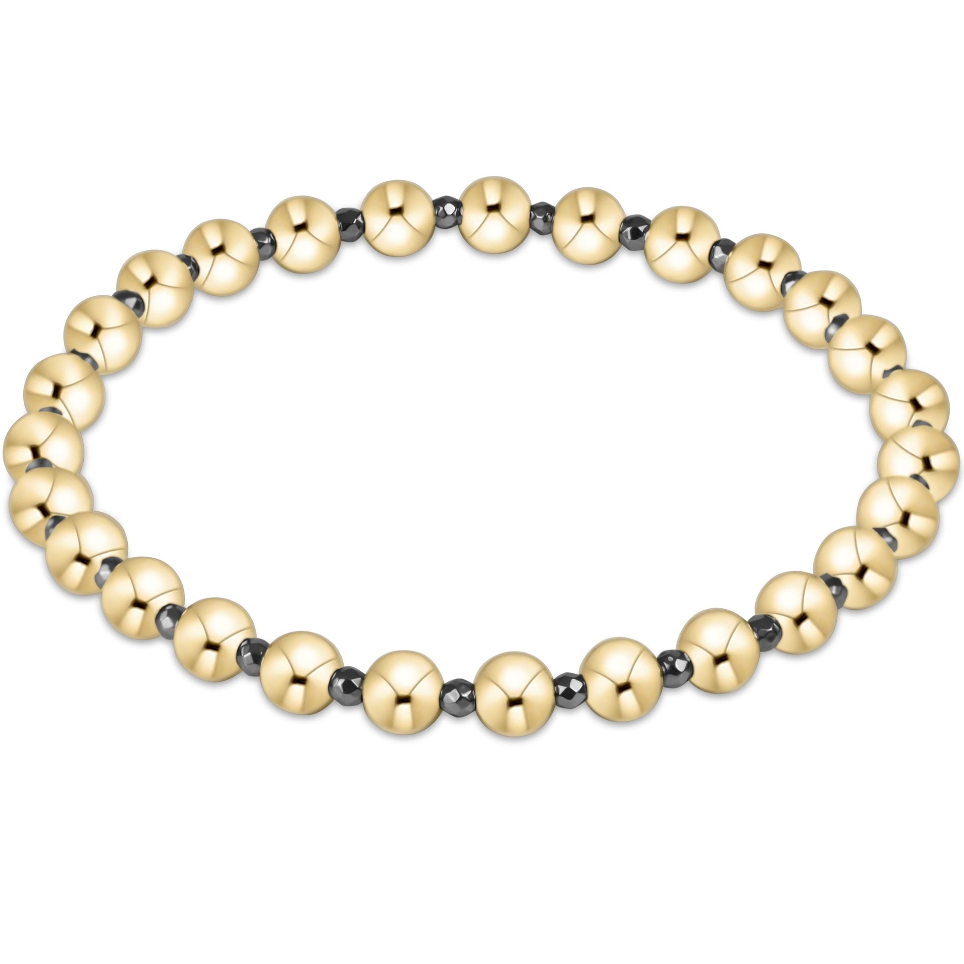 silver faceted hematite grateful pattern 5mm bead bracelet