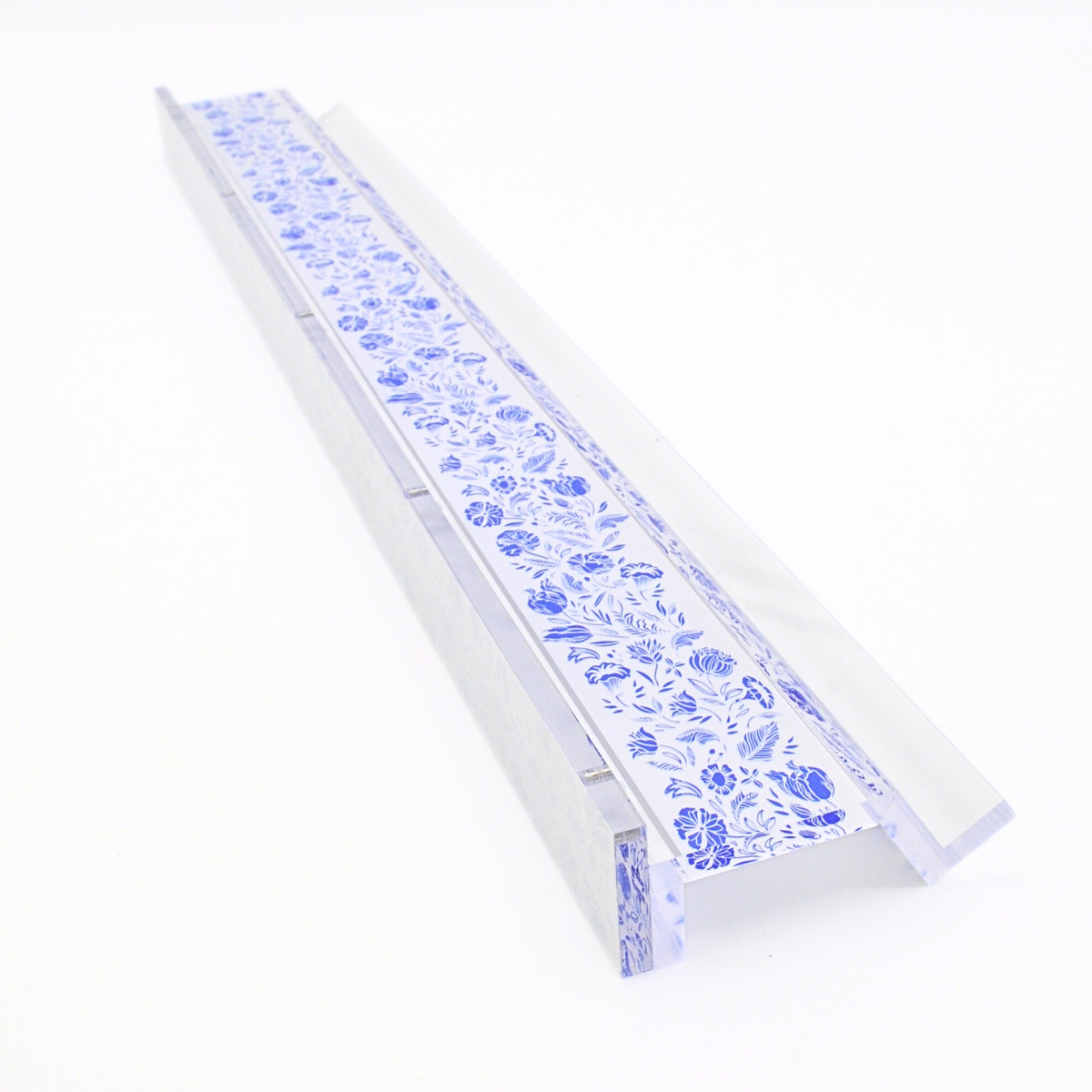 Middle & Main Chinoiserie Mahjong Rack and Pusher, Set of 4