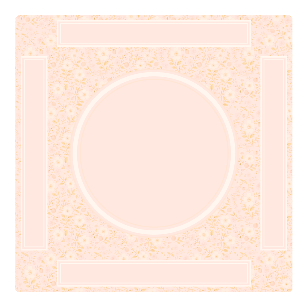 Middle & Main Peaches ‘n Cream Mahjong Mat