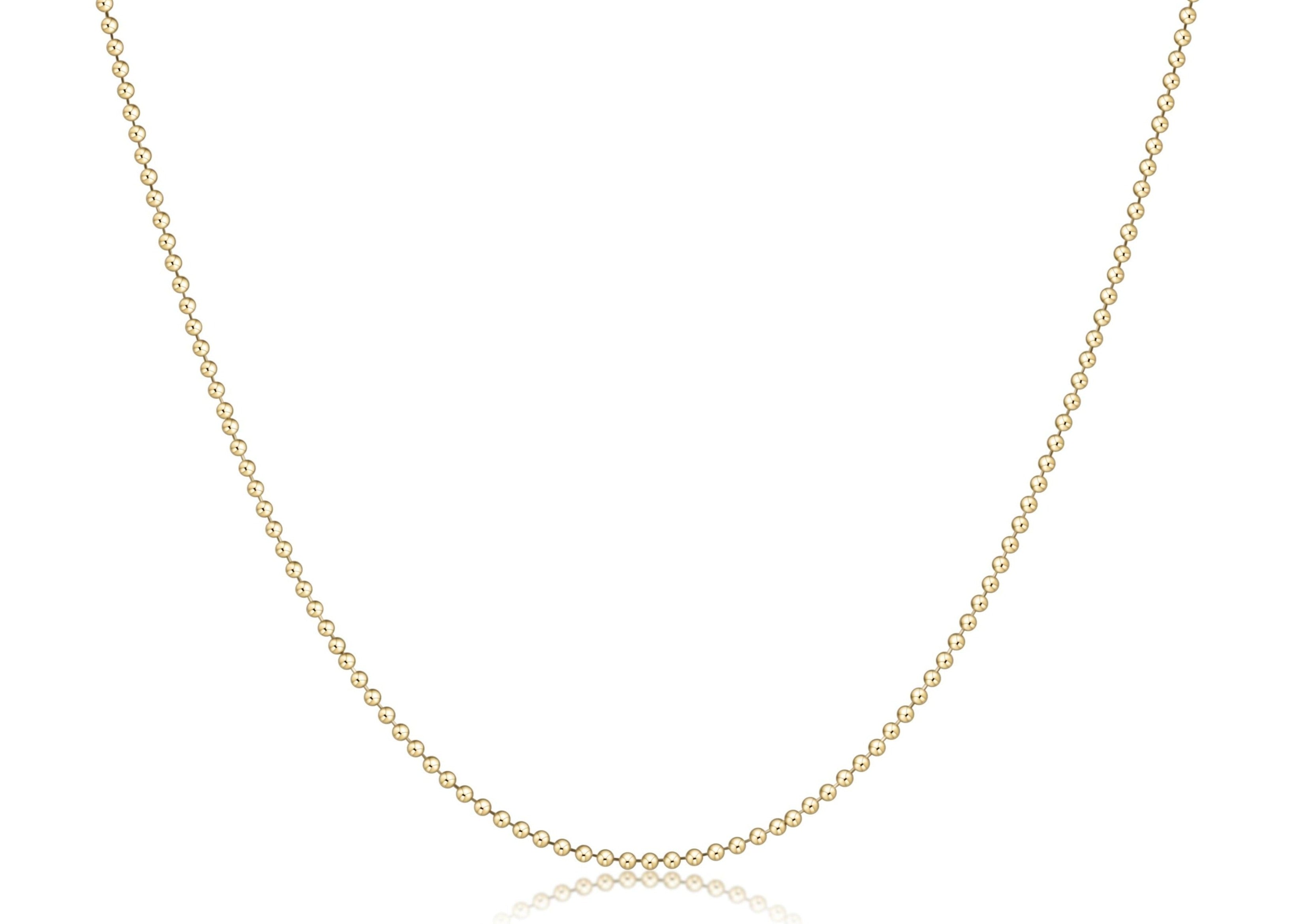 enewton Choker Classic Beaded Chain - Gold