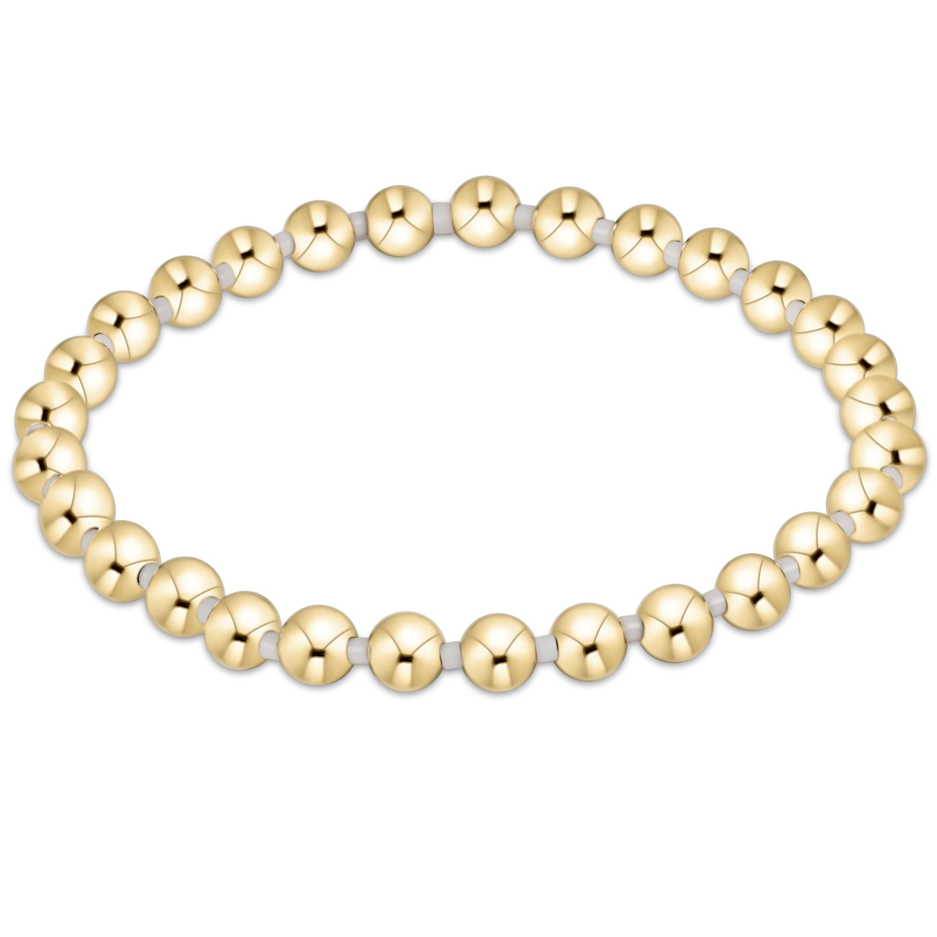 enewton Gameday Hope Grateful 5mm Bead Bracelet - White