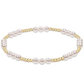 enewton Classic Joy Pattern 4mm Bead Bracelet - Pearl